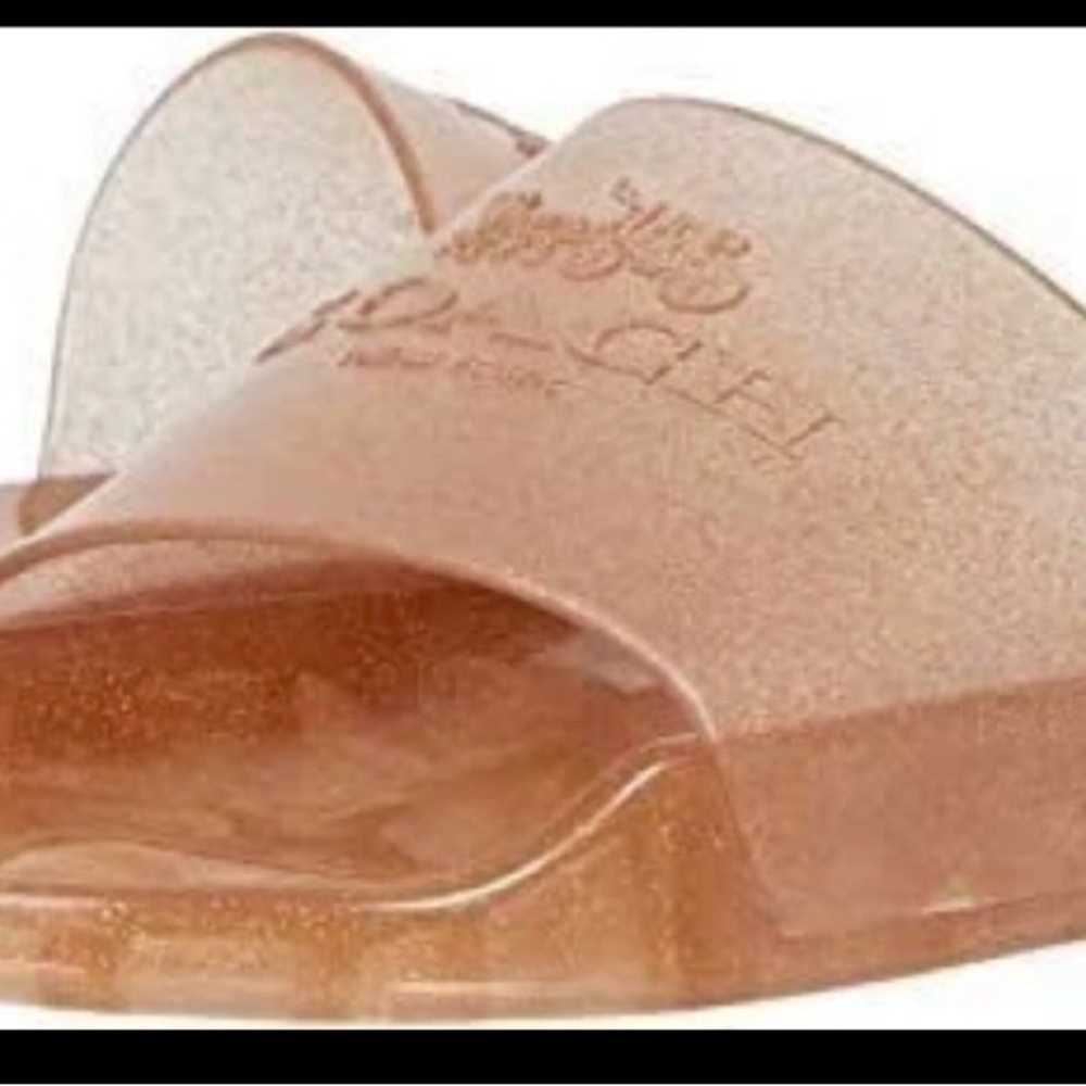 NEW COACH ULYSSA SLIDES SIZE 8 DARK GOLD!! - Picture 6 of 6